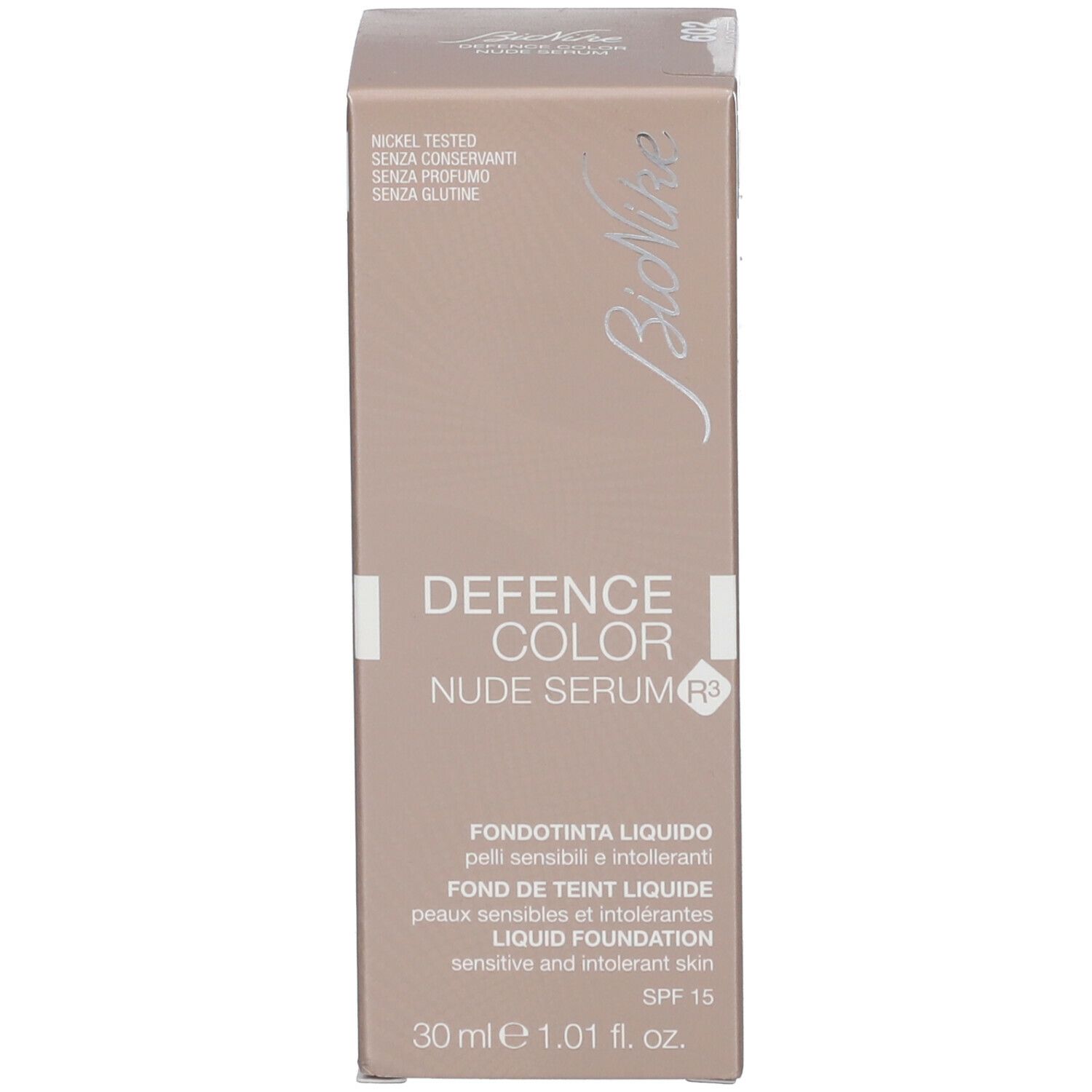 BioNike Defence Color Nude Serum R3 602 Noisette