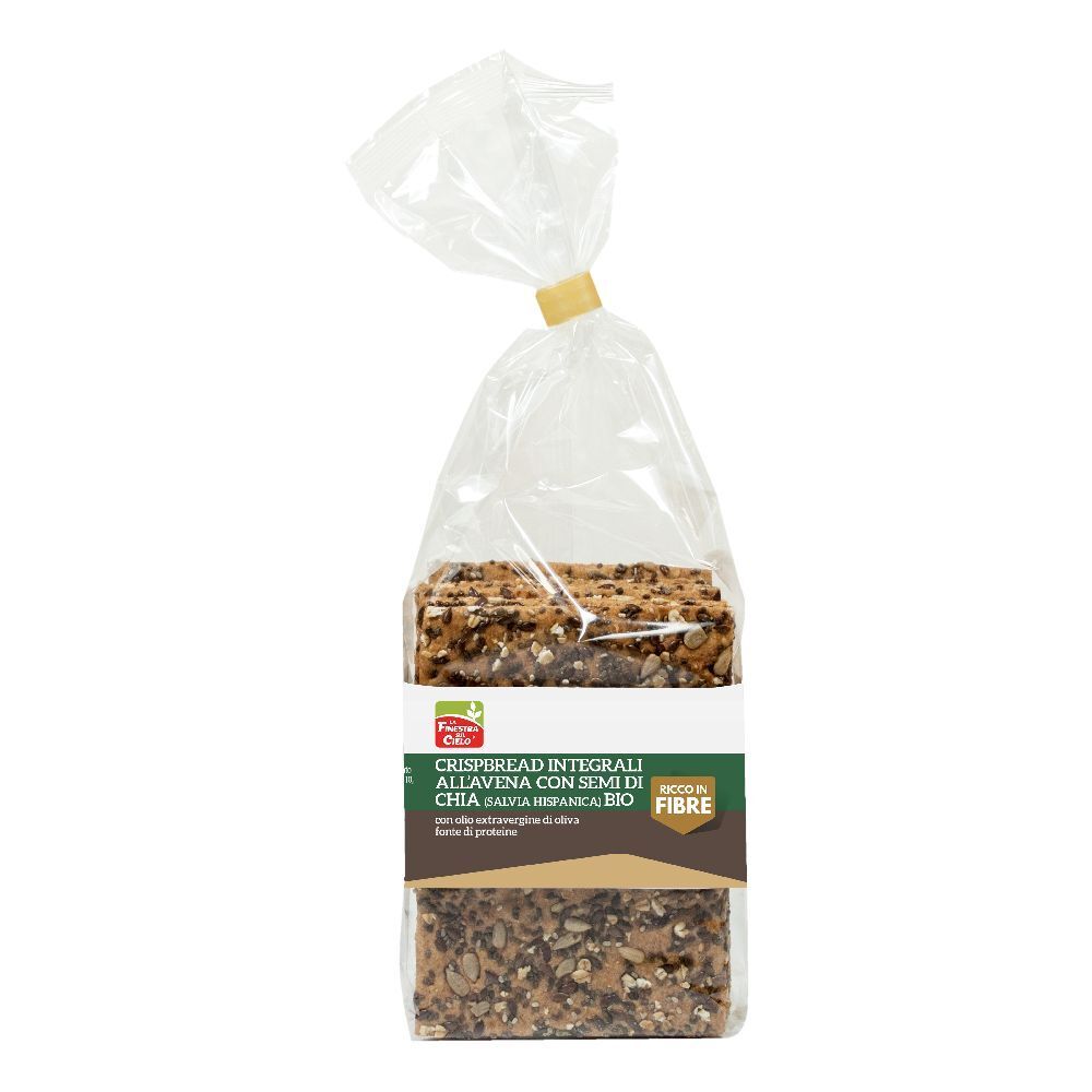 Crispbread Integrali All'Avena E Semi Di Chia (Salvia Hispanica)  Bio