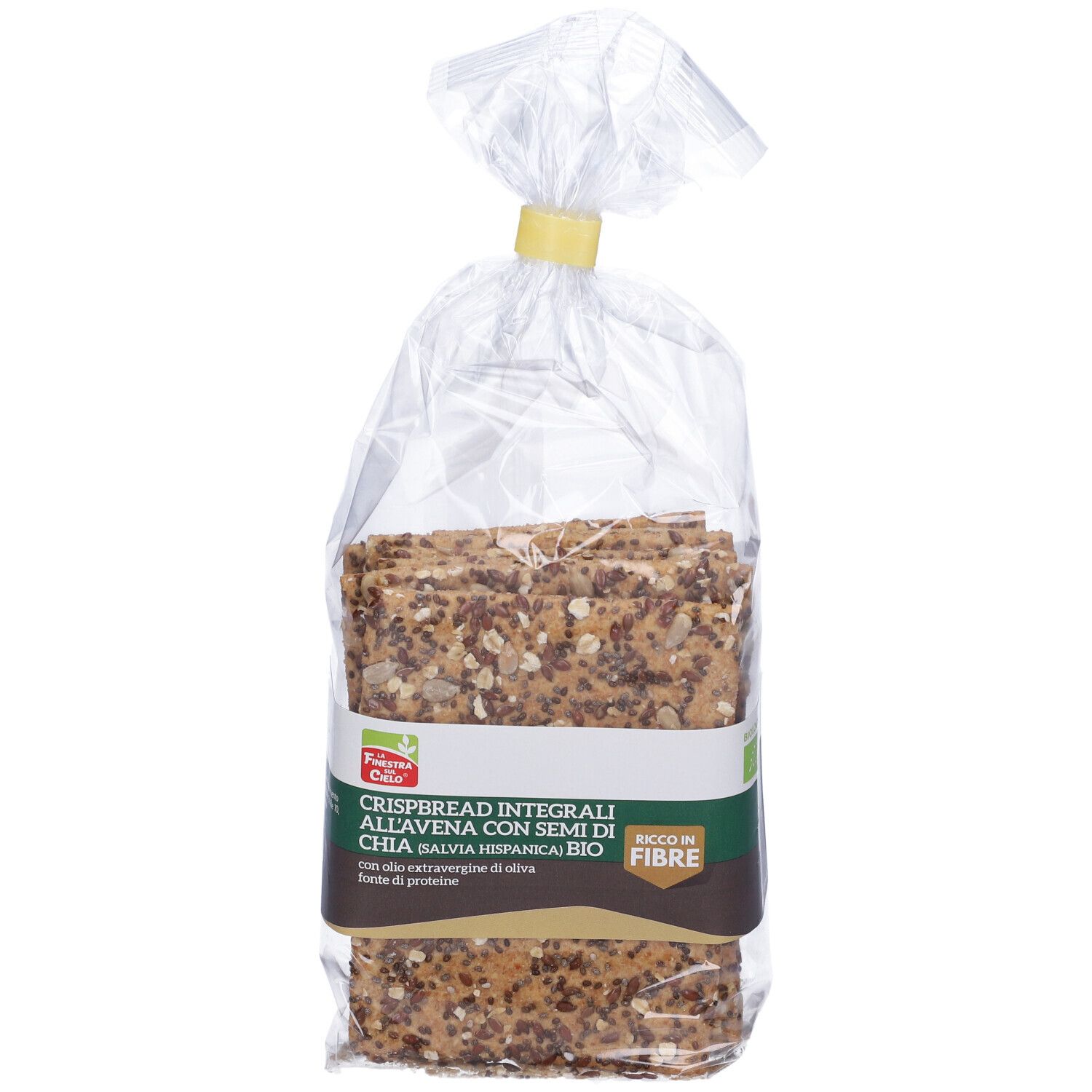 Crispbread Integrali All'Avena E Semi Di Chia (Salvia Hispanica)  Bio