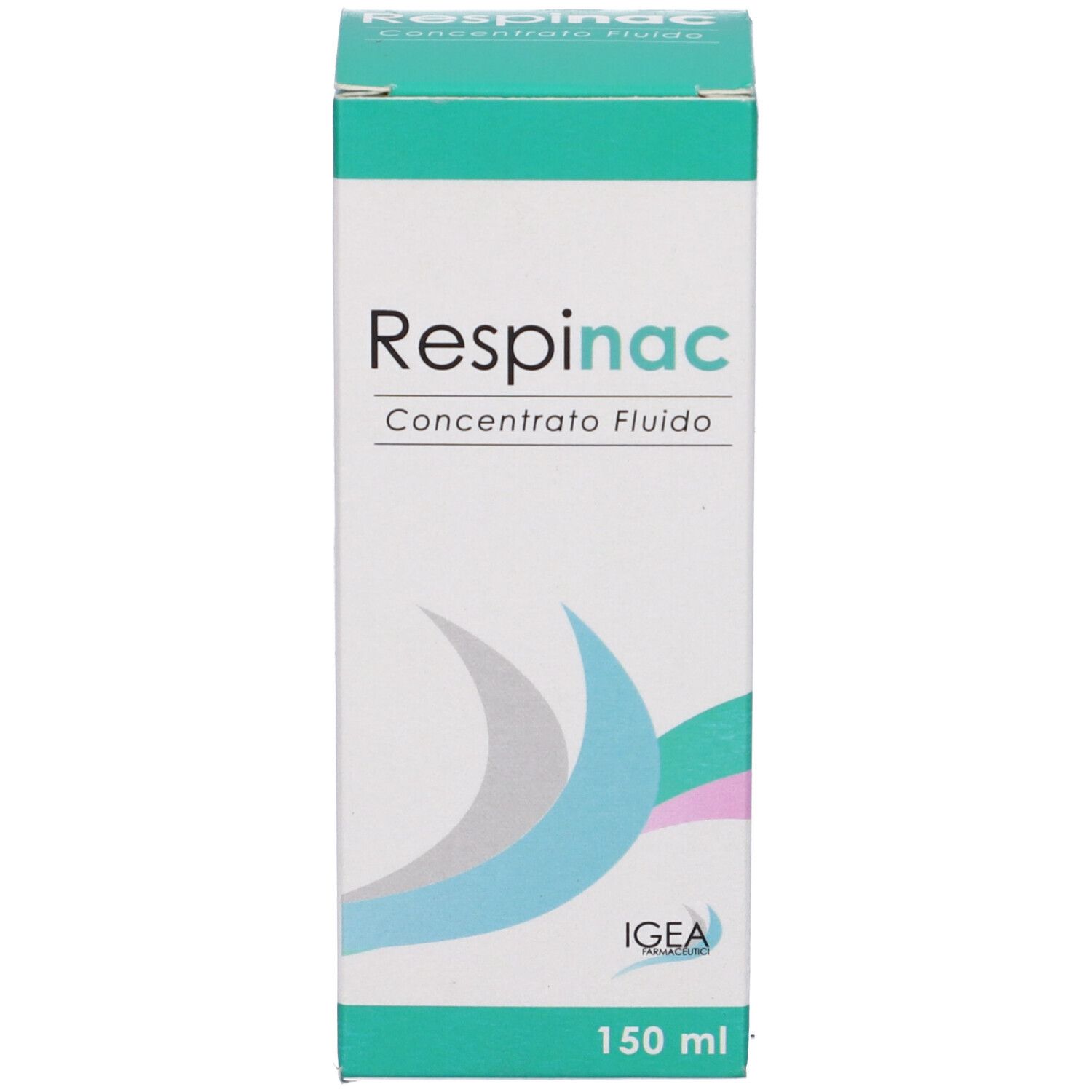 Scatola con scritta: Respinac, Concentrato Fluido, 150 ml. Logo IGEA.