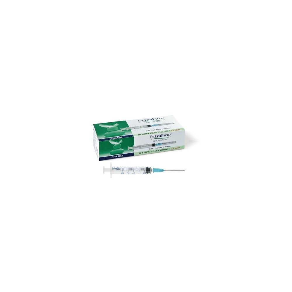 Extrafine® Ago Indolore 2,5 ml 23G