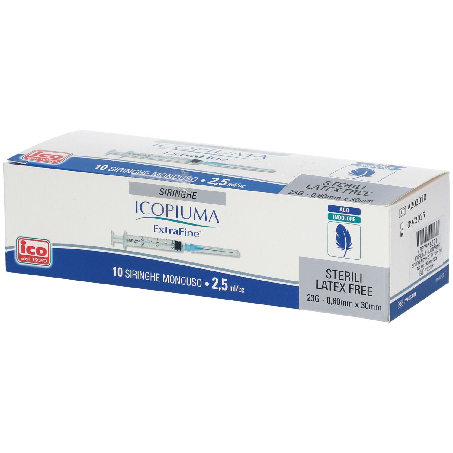 Extrafine® Ago Indolore 2,5 ml 23G