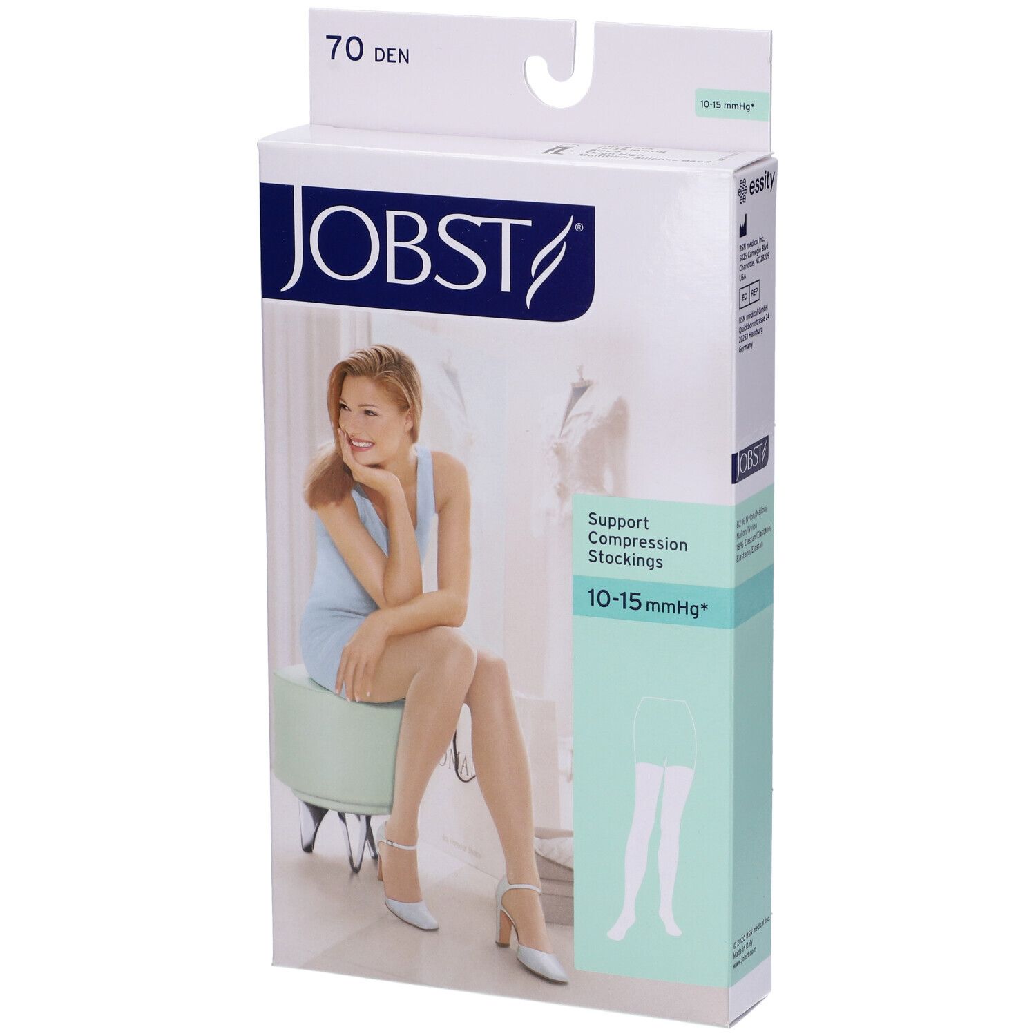 Jobst Calza Autoreggente 70Den Noir Misura 3