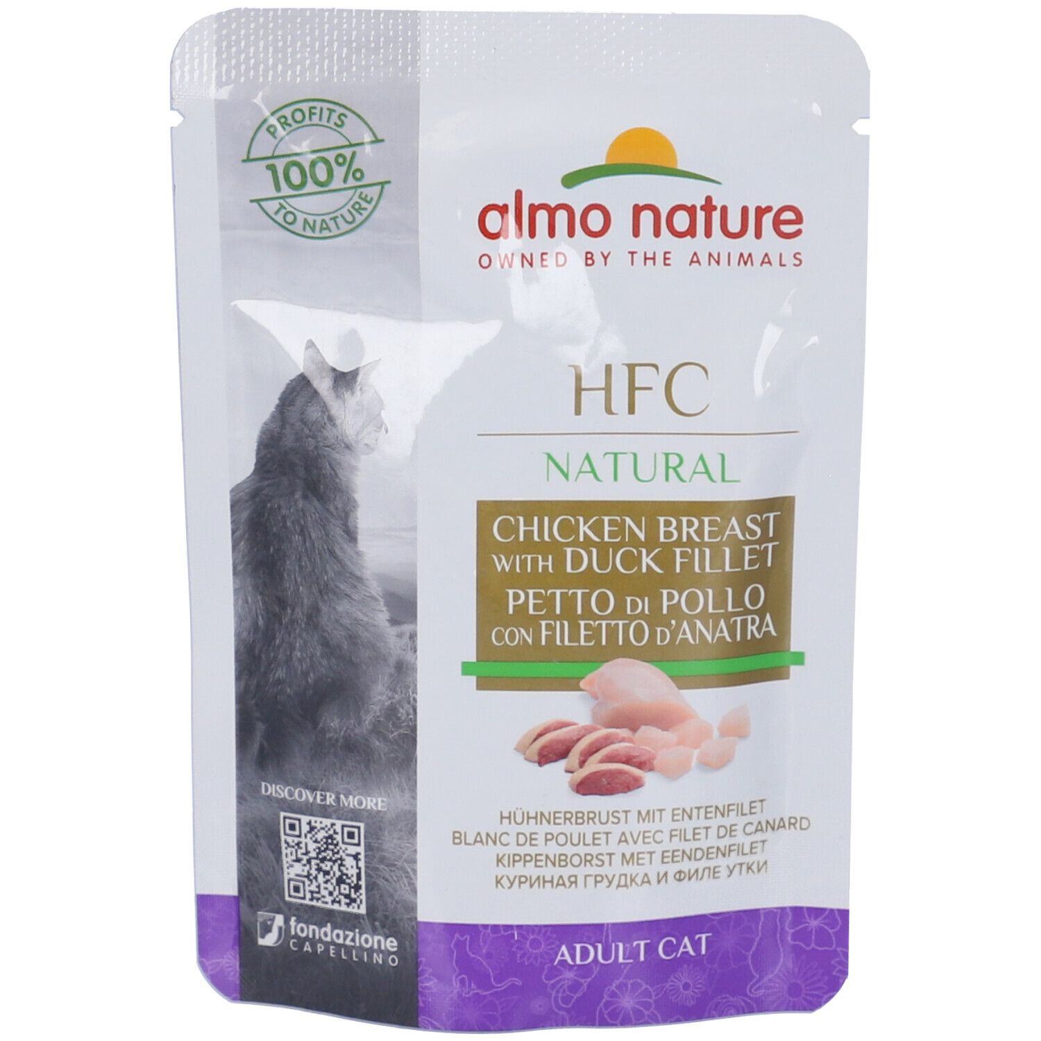 Classic Gatto Petto Di Pollo E Filetto D' Anatra Raw Pack