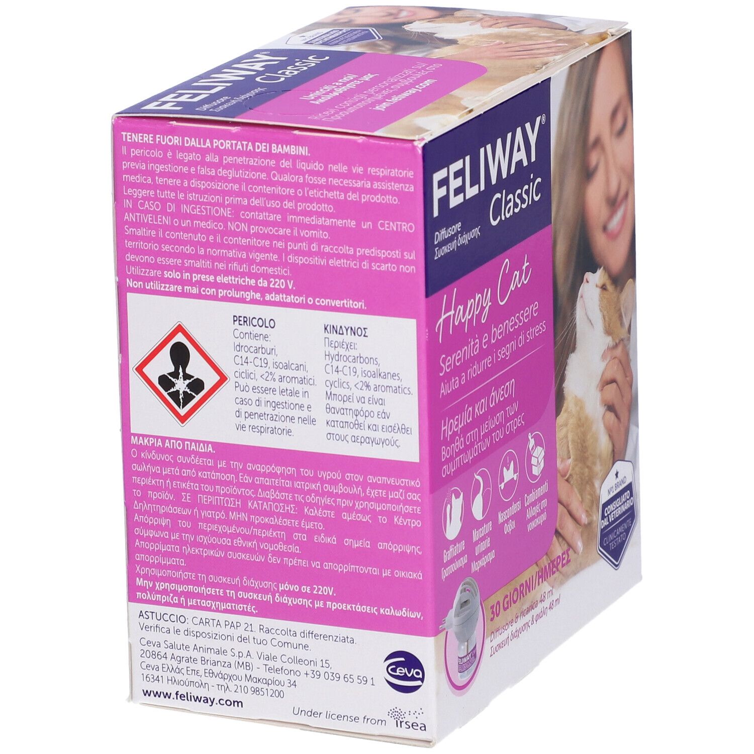 Feliway Classic Diffusore + Ricarica 48 Ml