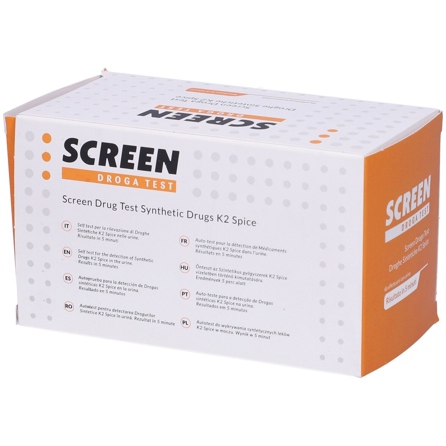 Screen Droga Test K2 Spice/Urina Test Antidroga Con Contenitore Urina