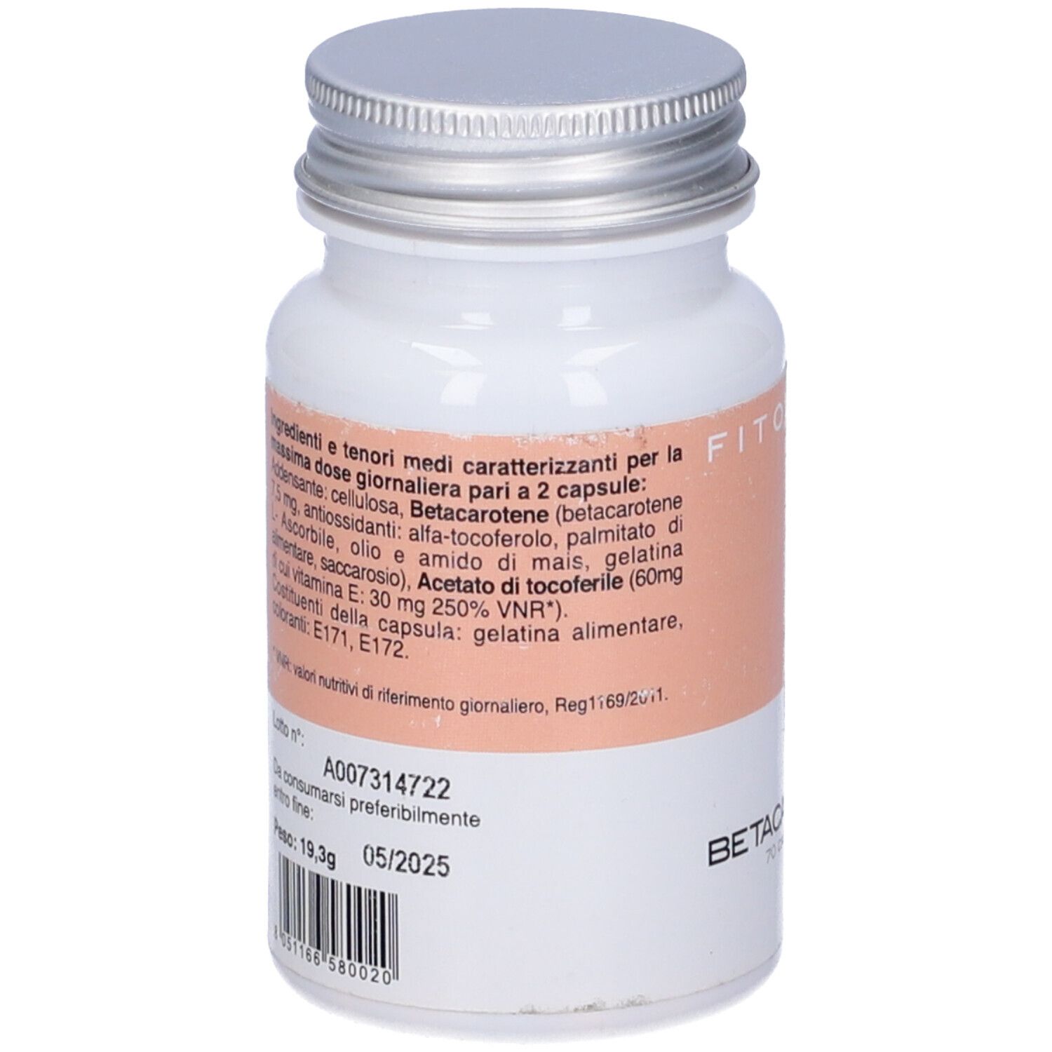 Betacarotene Sodini 70 Capsule 0,276 Grammi