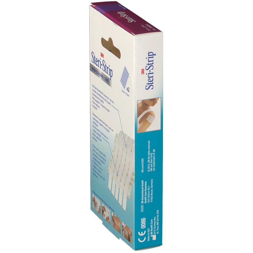 3M Steri-Strip Suture Cutanee Adesive 3x75 mm