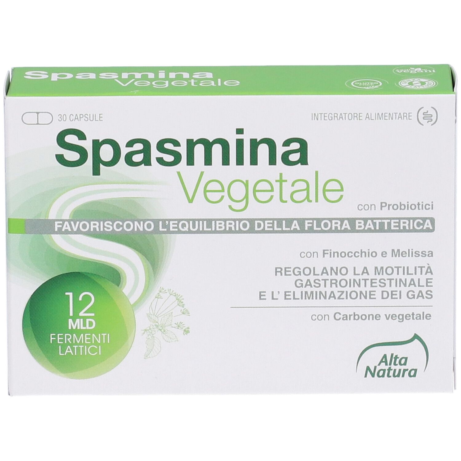 Alta Natura Spasmina Vegetale Capsule