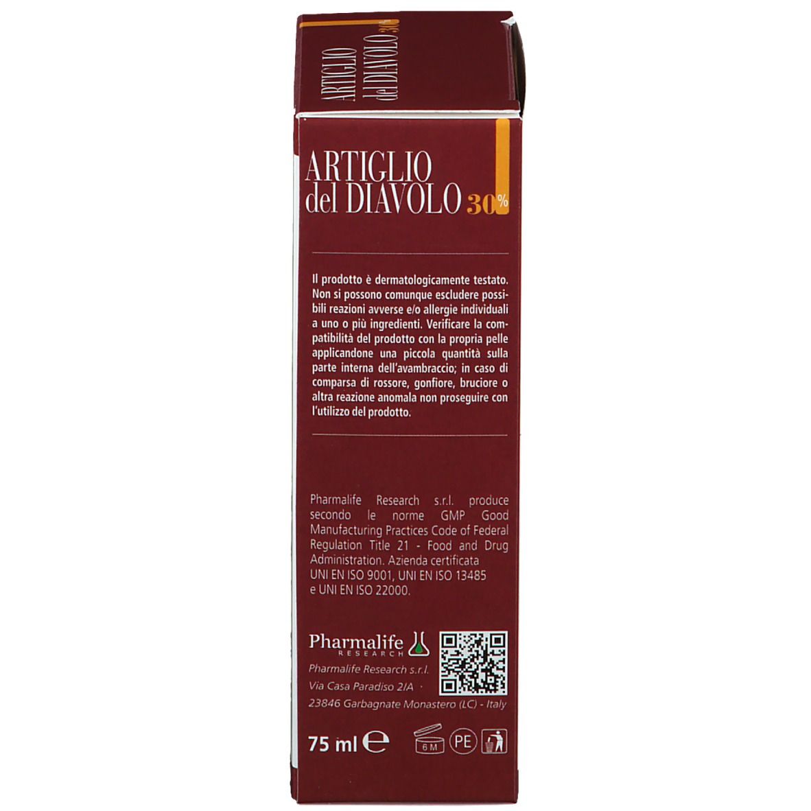 Pharmalife Research Artiglio del Diavolo 30% Crema Pomata