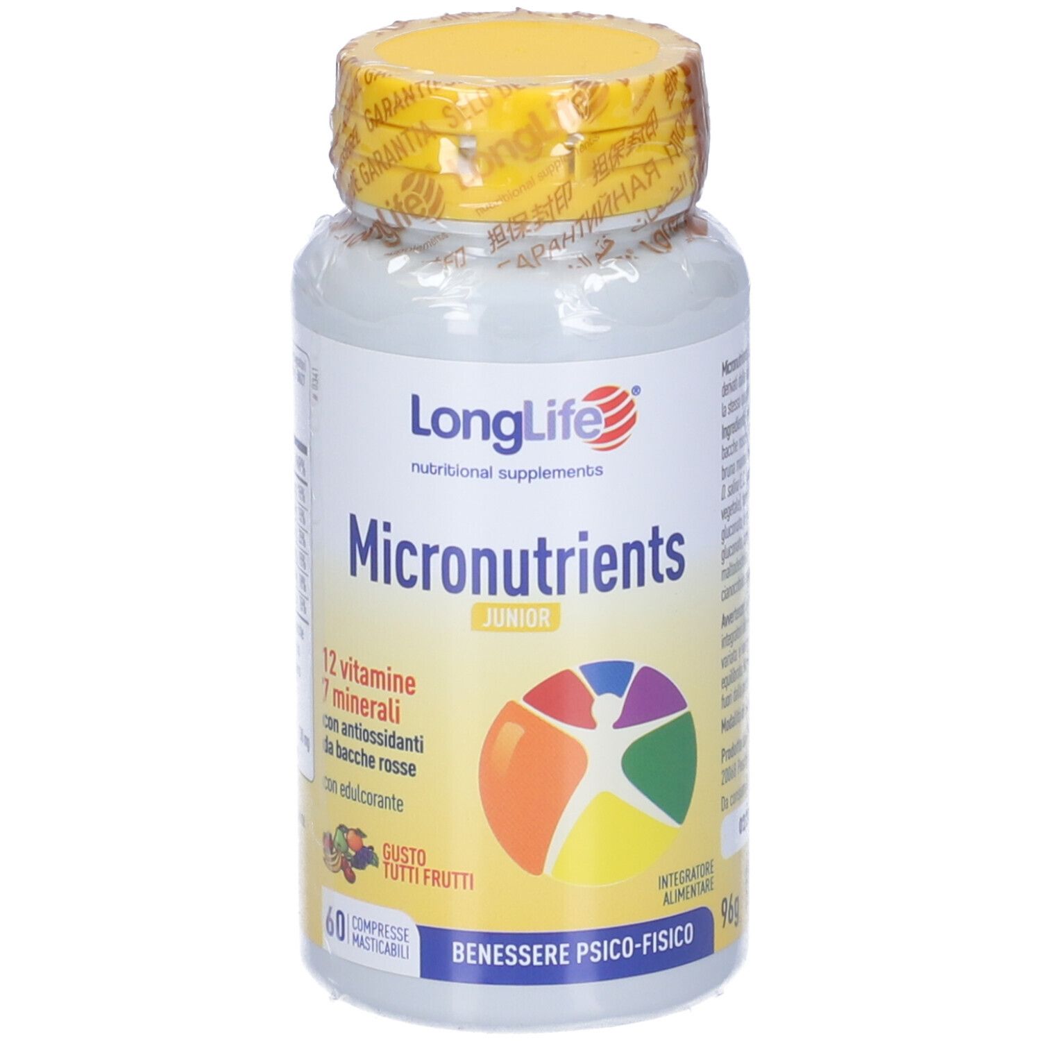 Longlife Micronutrients Junior 60 Tavolette
