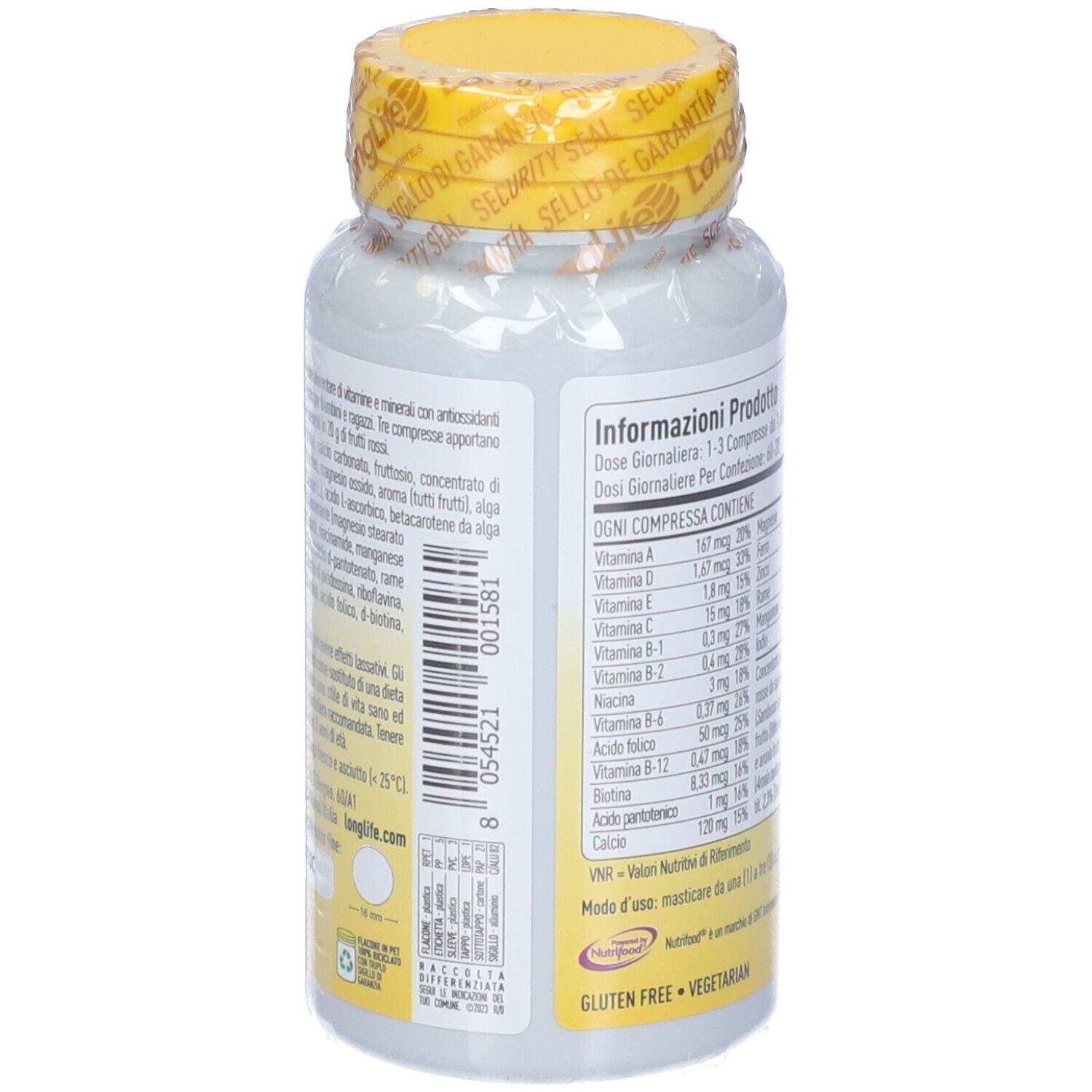 Longlife Micronutrients Junior 60 Tavolette