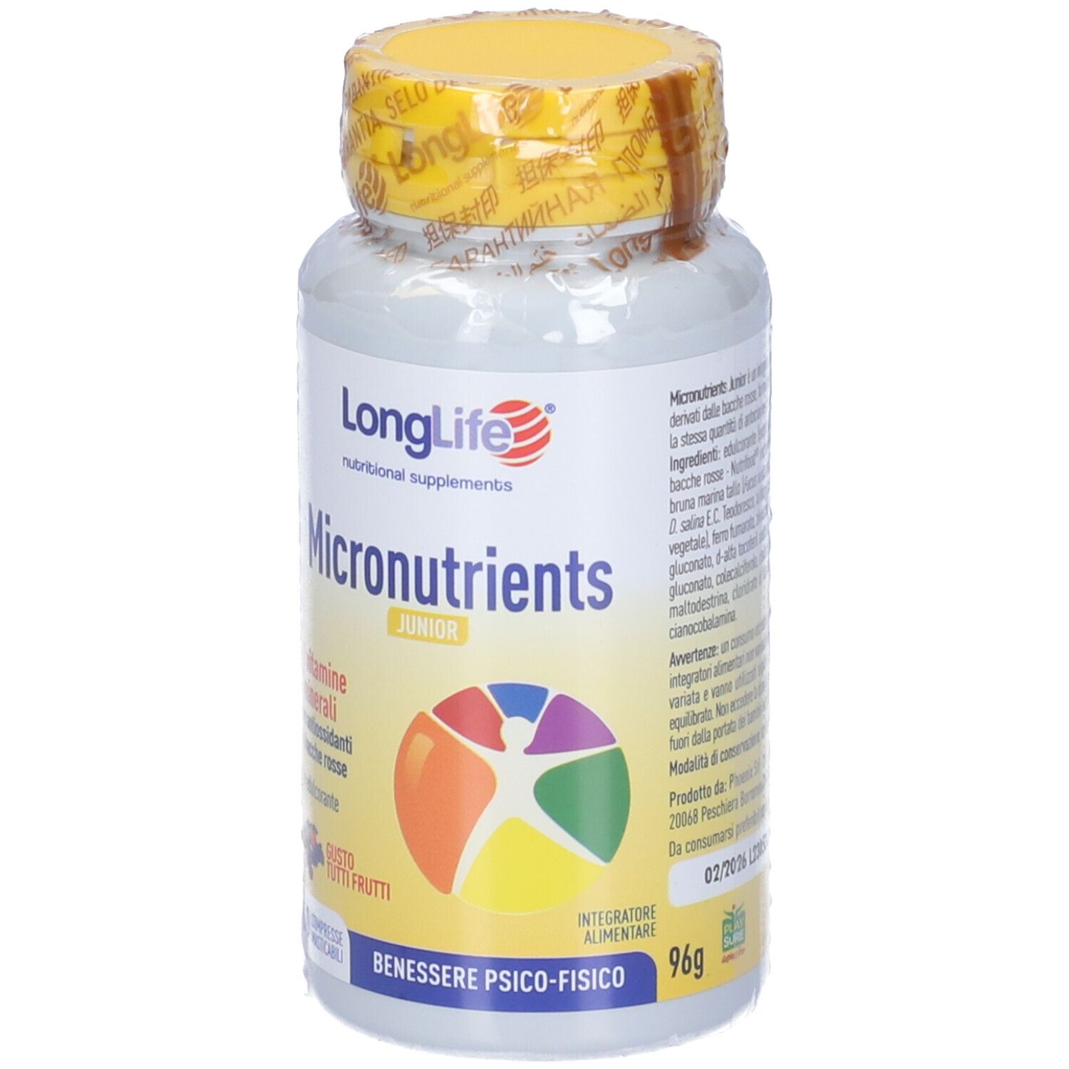 Longlife Micronutrients Junior 60 Tavolette
