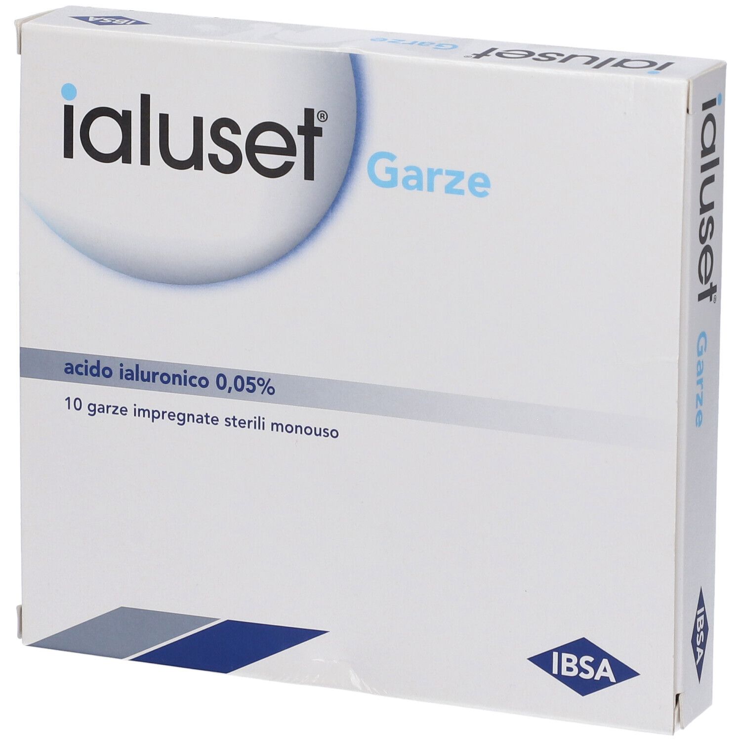 Garza Impregnata Ialuset Ferite E Ustioni Non Infette 10X10 Cm 10 Pezzi