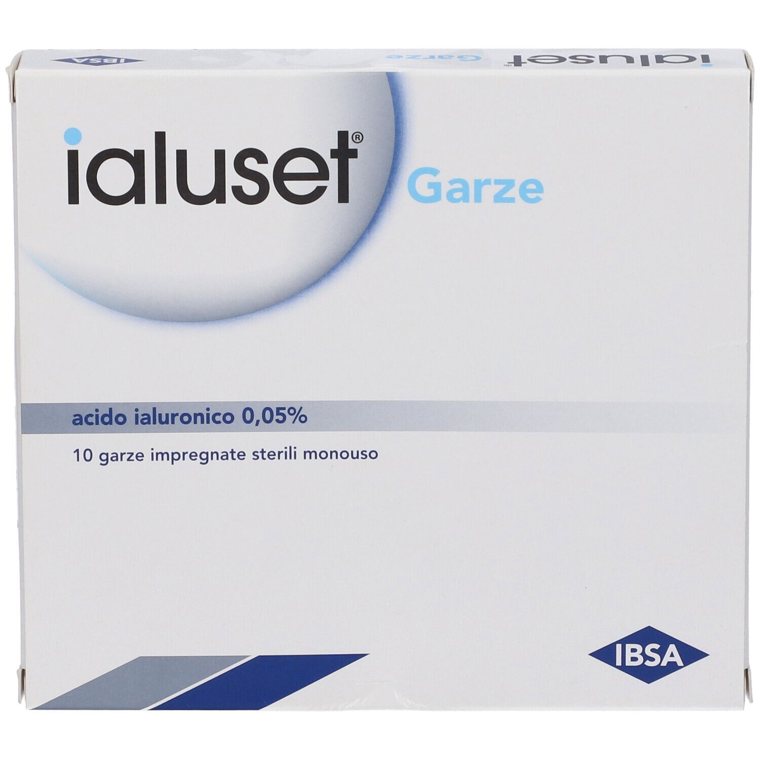 Garza Impregnata Ialuset Ferite E Ustioni Non Infette 10X10 Cm 10 Pezzi