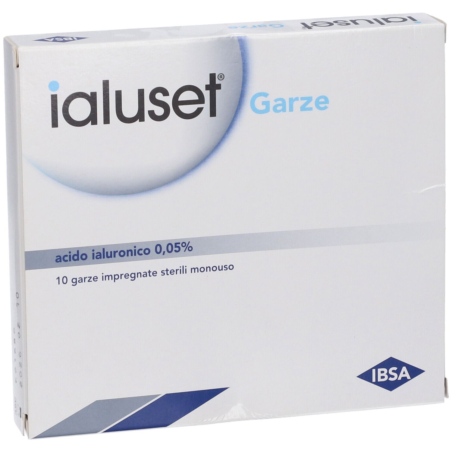 Garza Impregnata Ialuset Ferite E Ustioni Non Infette 10X10 Cm 10 Pezzi