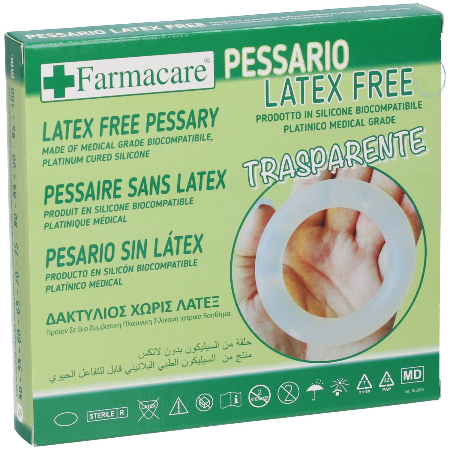 Pessario Latex Free Diametro 70Mm