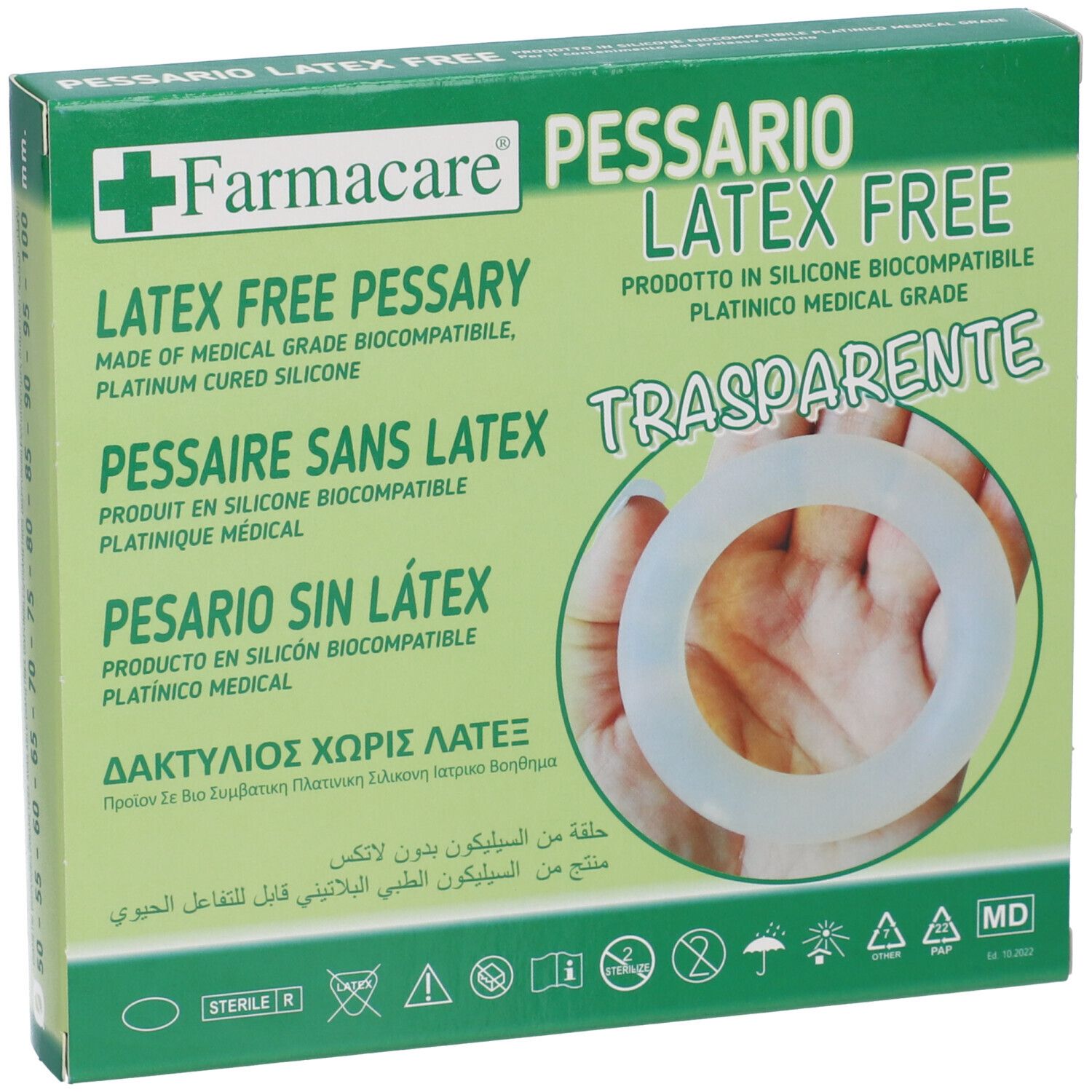 Pessario Latex Free Diametro 80Mm