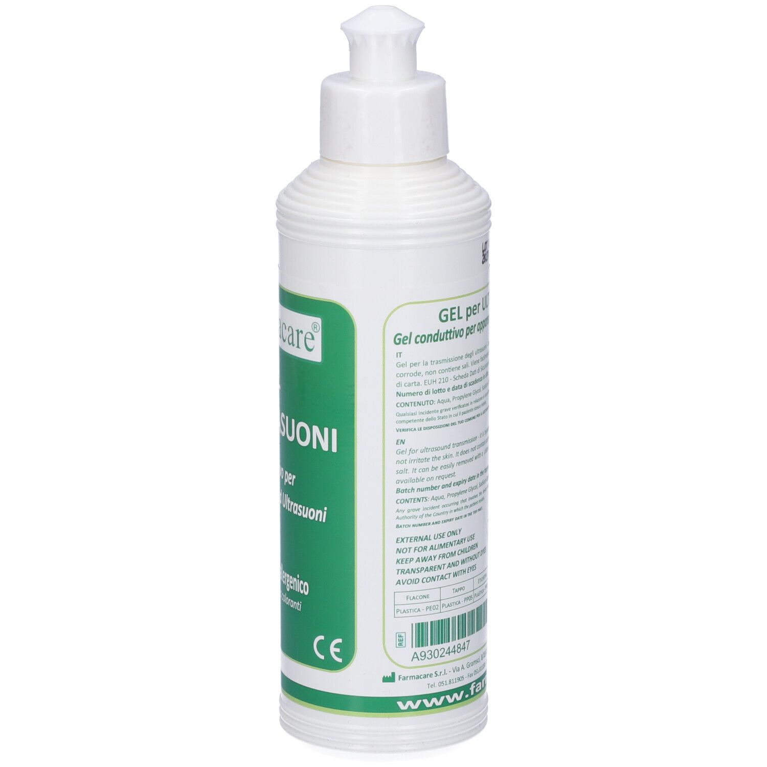 Gel Per Ultrasuoni 250 Ml
