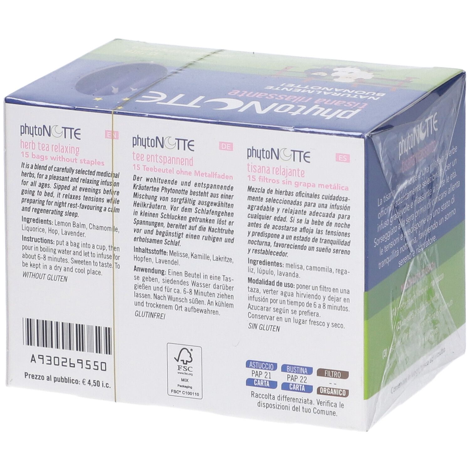 Phyto Notte Tisana Rilassante 15 Filtri Da 18 G