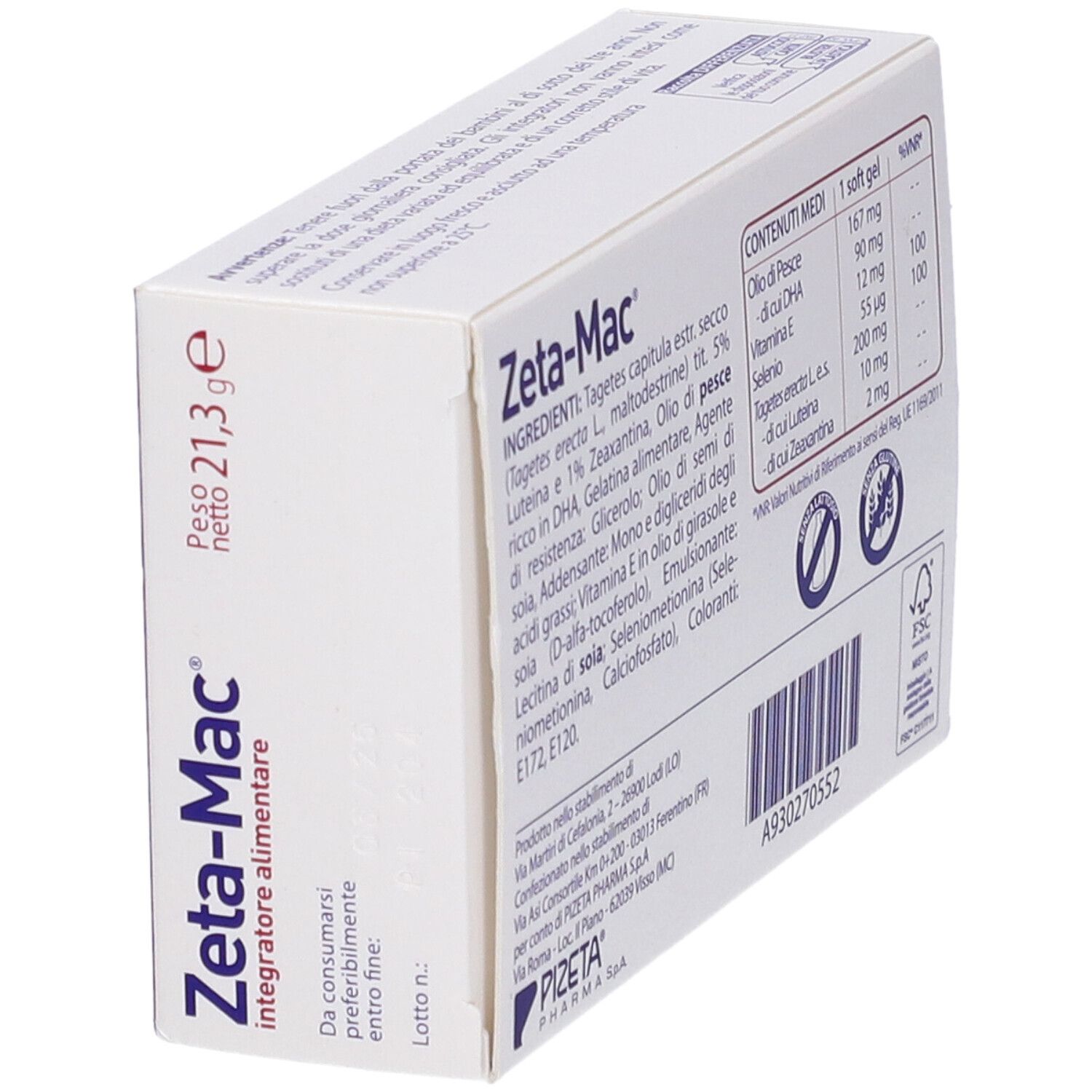 Zeta-Mac 30 Soft Gel