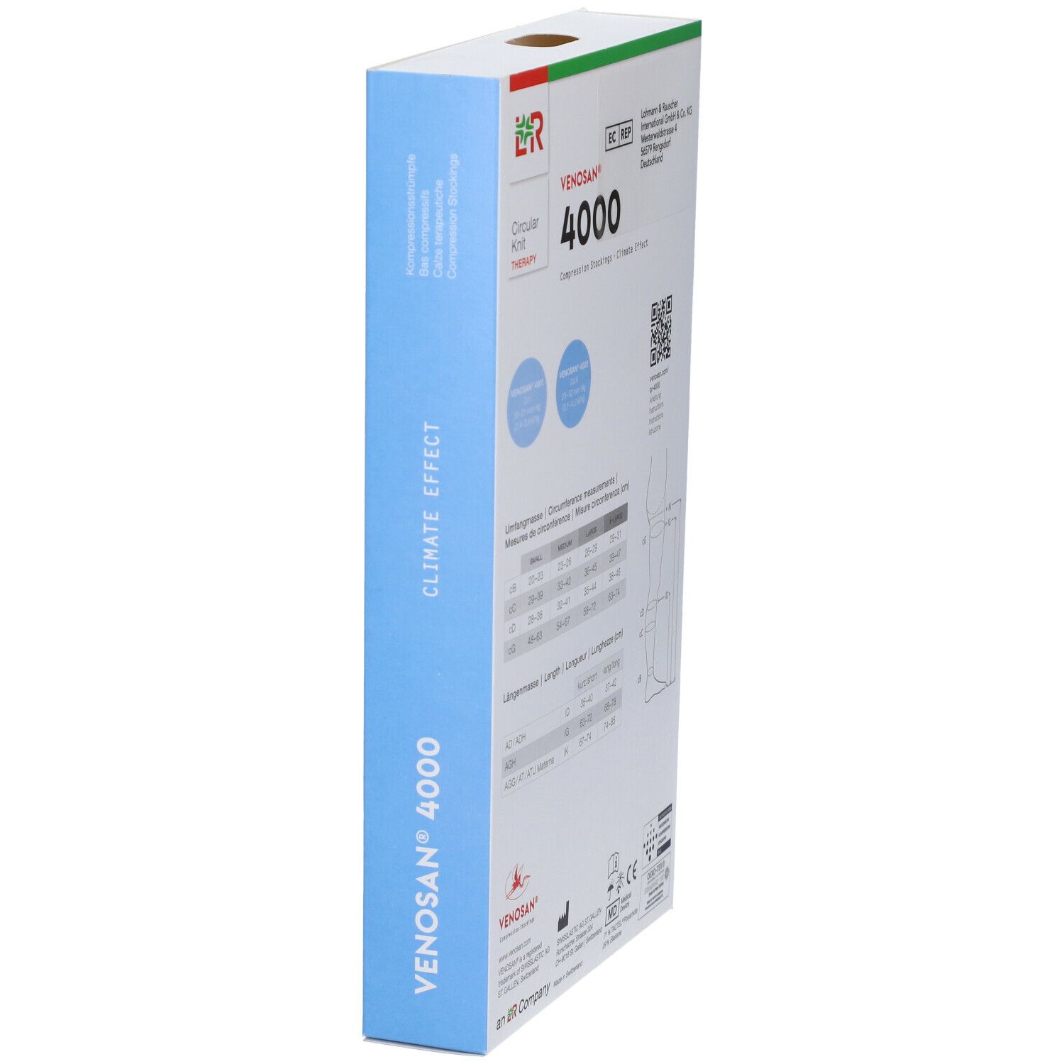 Venosan 4001 K1 Gambaletto Messico Corto Punta Aperta S