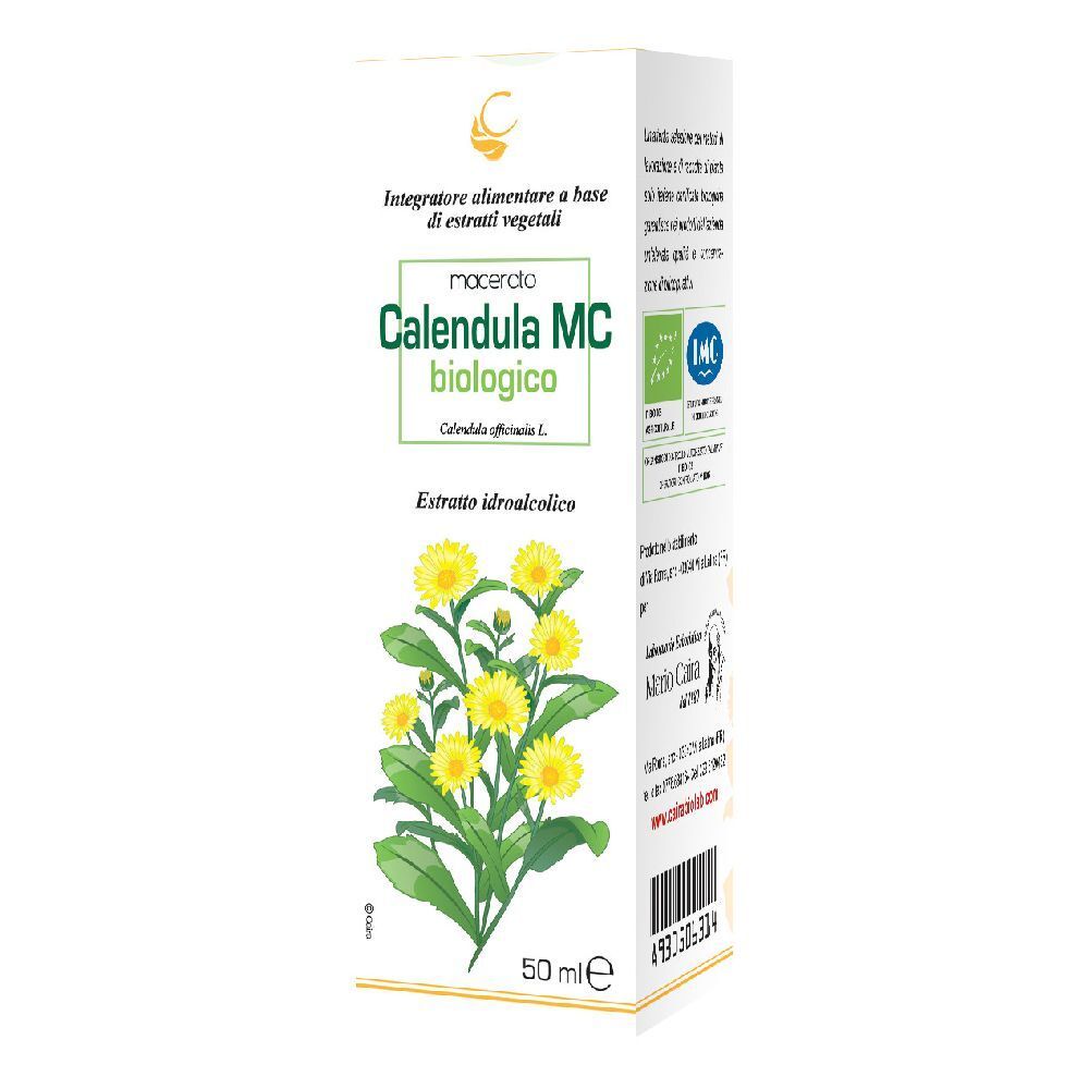 Caira Calendula Macerato Idroalcolico Bio Gocce 50 Ml