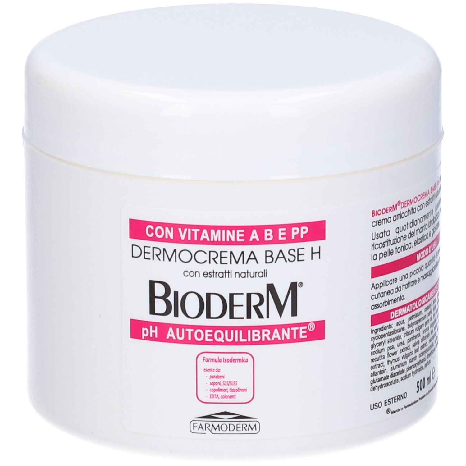 Bioderm Dermocrema Vaso 500Ml