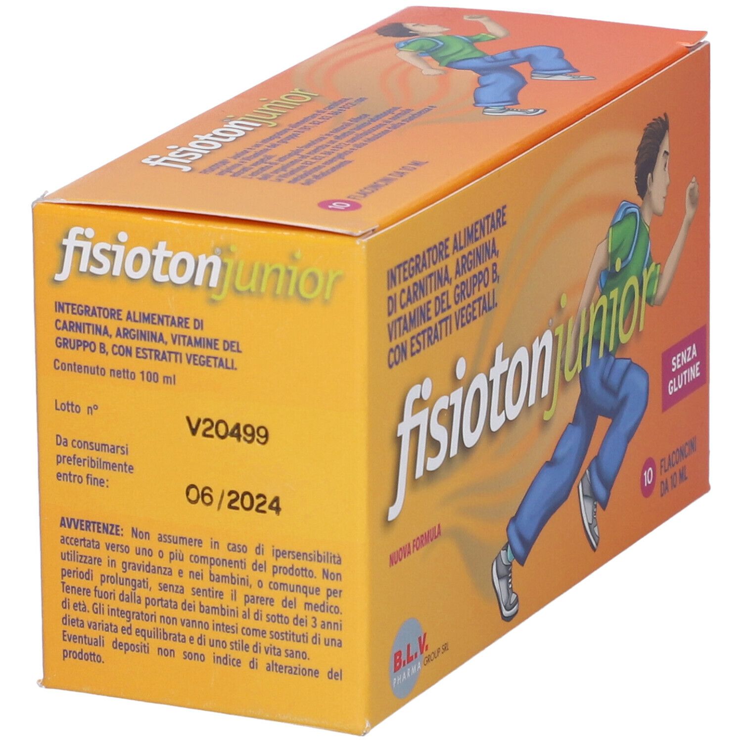 B.L.V. Pharmagroup Fisioton Junior 10 Flaconcini Bevibili