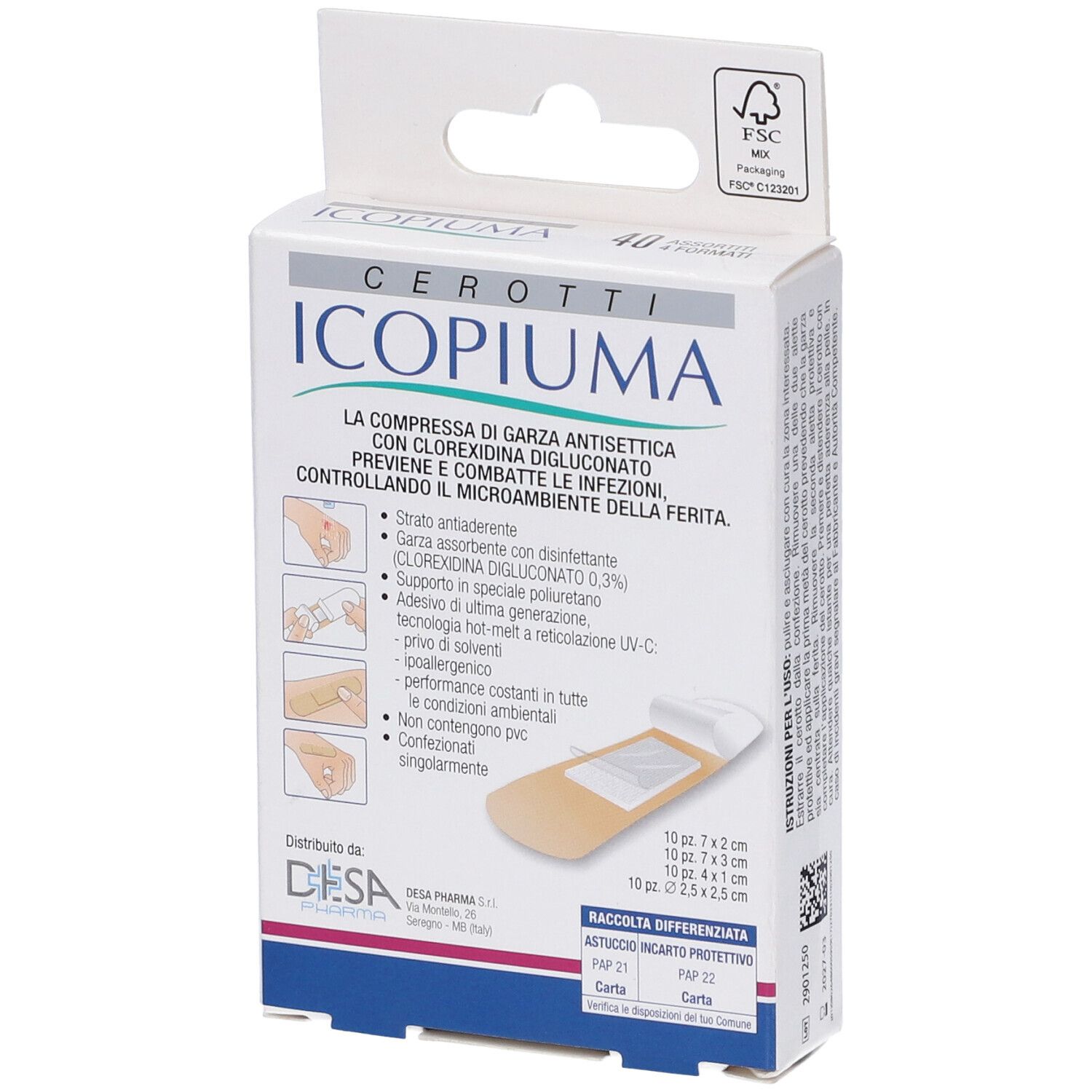 Cerotto Icopiuma Classico Mix 40 Pezzi