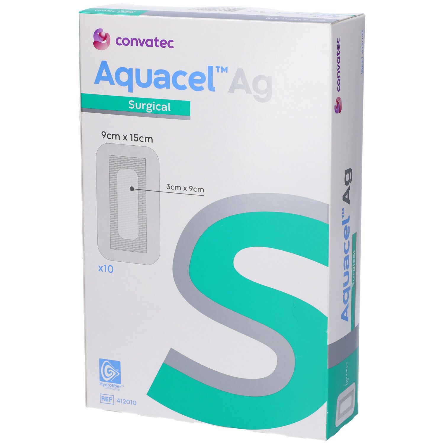 Convatec Aquacel® Ag Surgical Medicazione Chirurgica con Argento 9x15cm