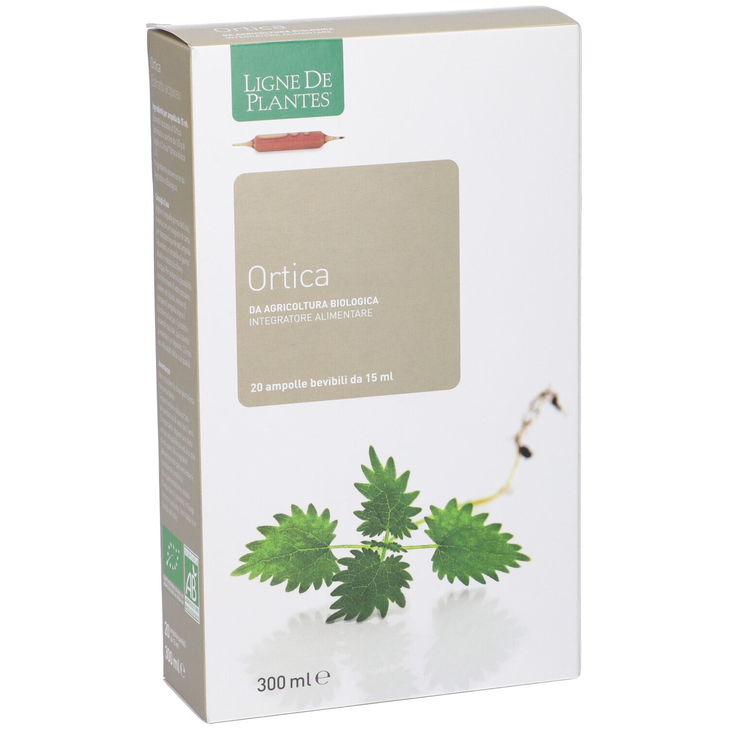 Ortica Biologico 20 Ampolle Bevibili Da 15 Ml