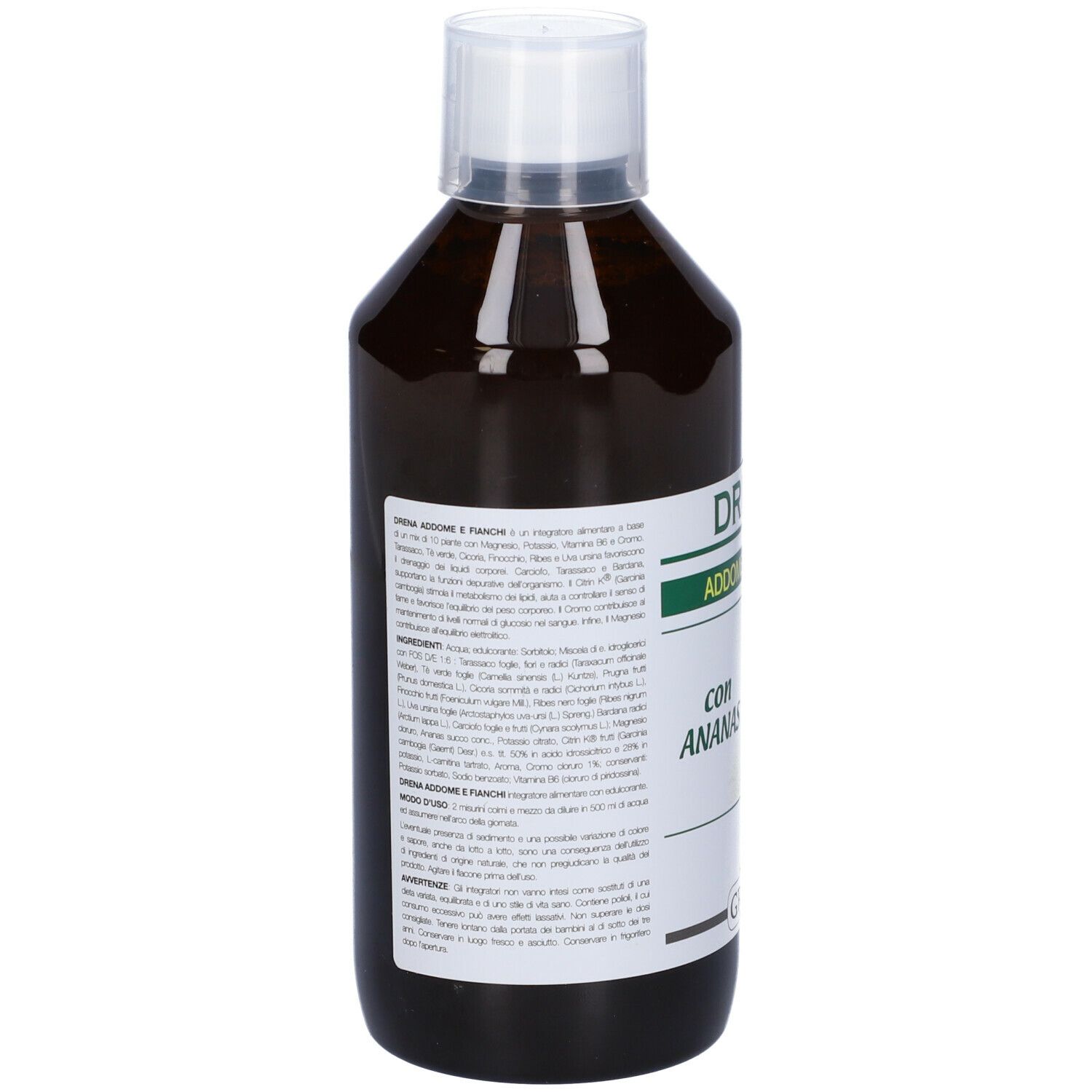 Drena Addome E Fianchi Con Ananas 500 Ml