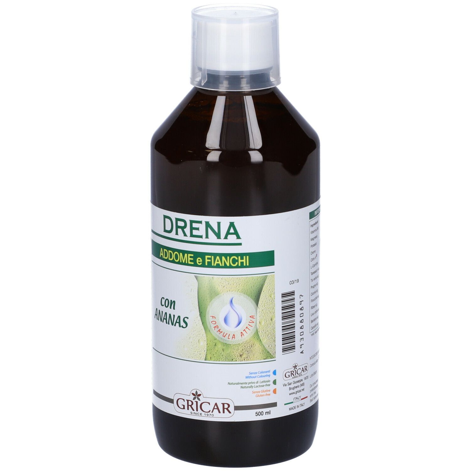 Drena Addome E Fianchi Con Ananas 500 Ml