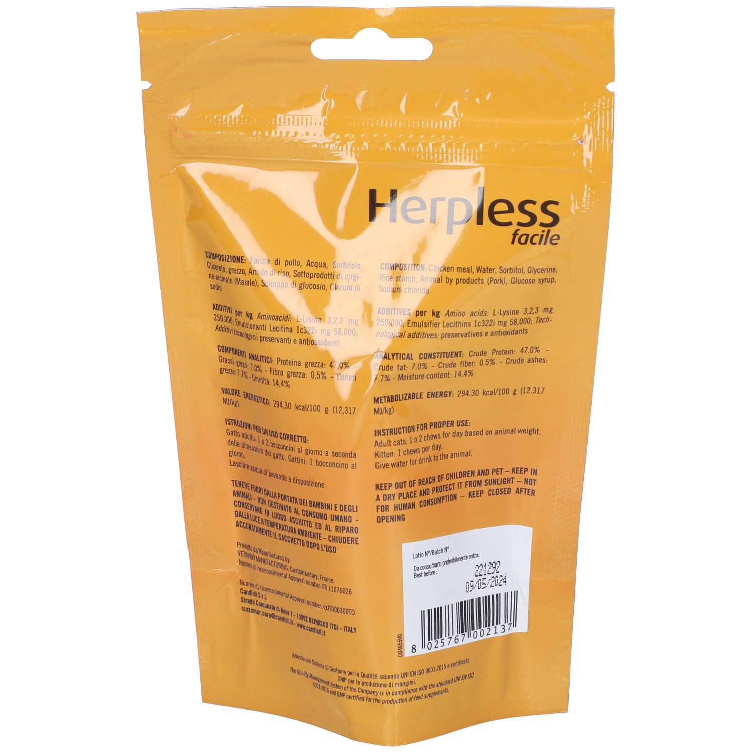Herpless Facile Bocconcini 60G