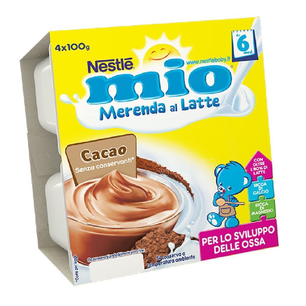 Mio Merenda Cacao 4 X 100 G