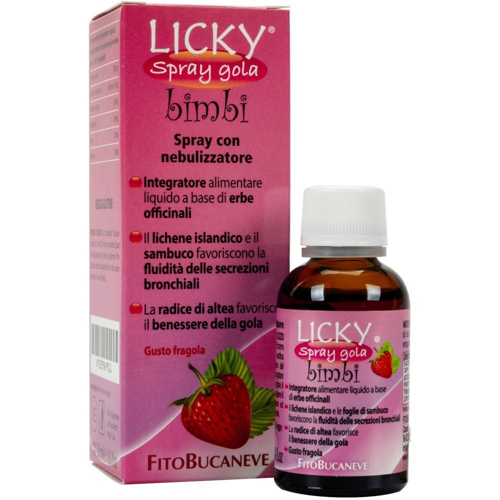 Licky Spray Gola Bimbi Fragola 30 Ml