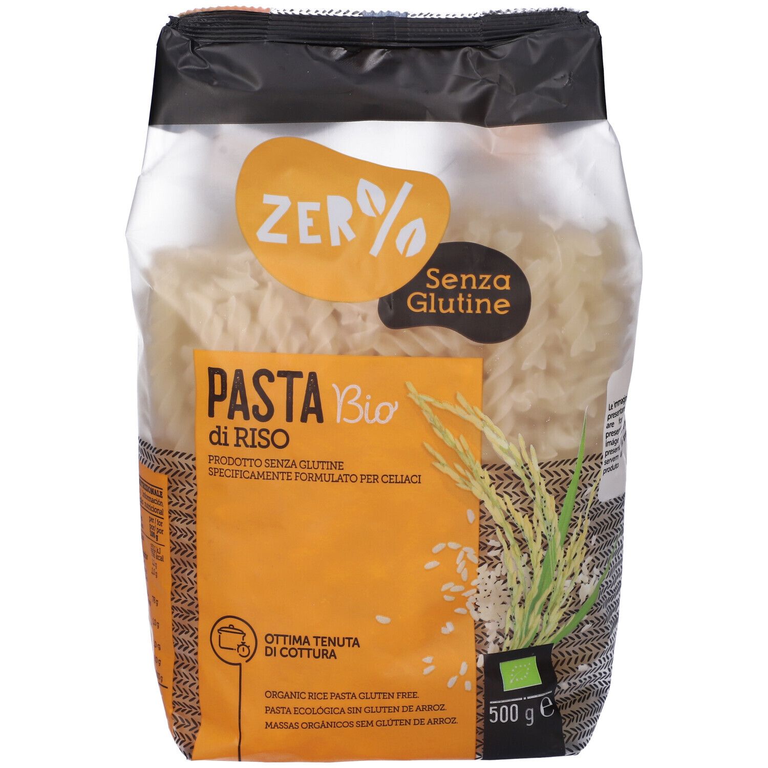 ZER% GLUTINE FUSILLI RISO BIO
