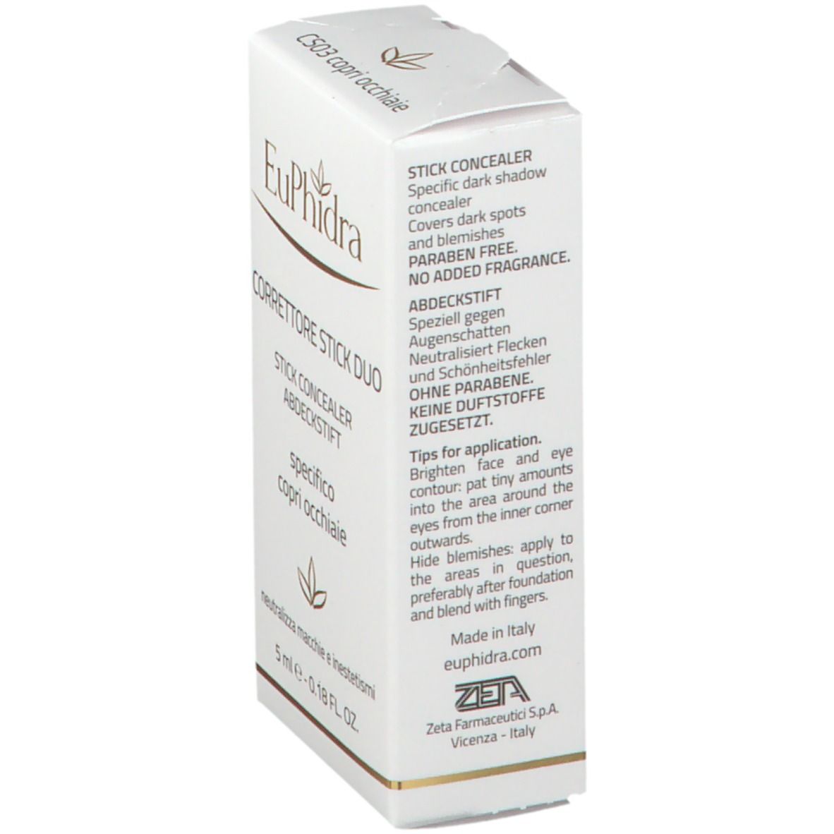 EuPhidra Correttore Stick Duo CS03 Giallo