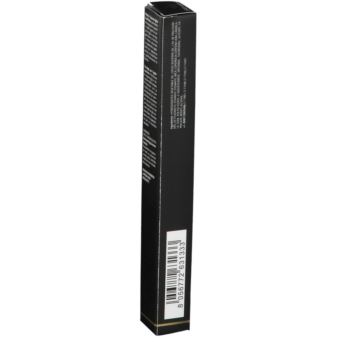 Confezione nera con informazioni sul prodotto. Contiene EuPhidra matita sopracciglia LS02 Braun. 1,5 g.