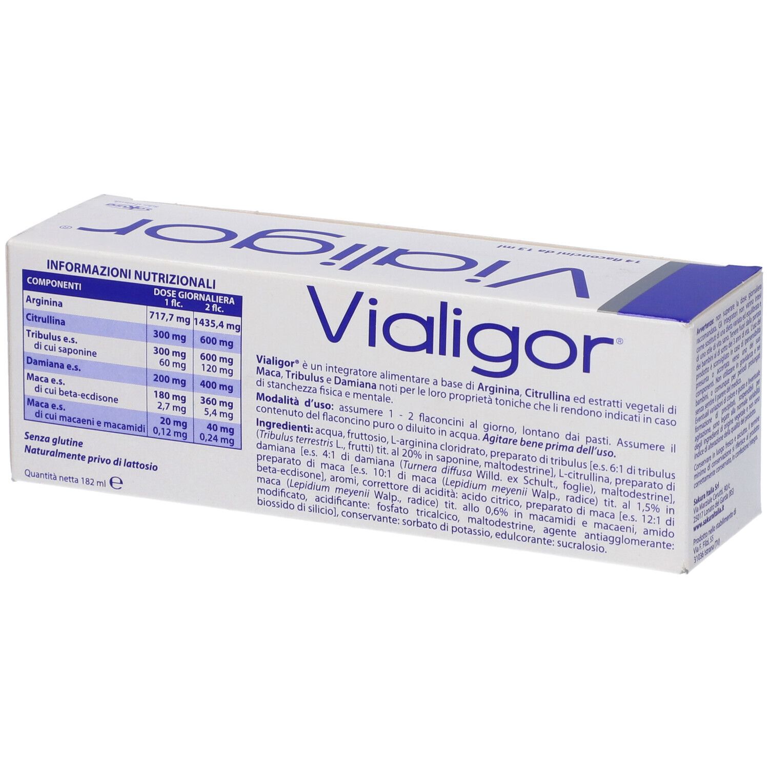 Vialigor 14 Flaconcini Da 13 Ml