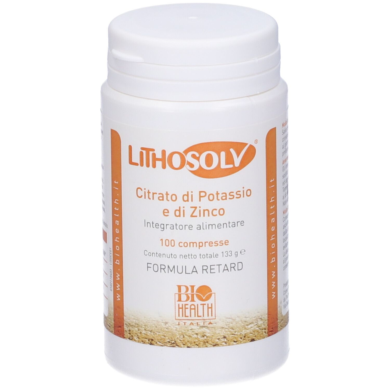 Lithosolv integratore alimentare a base di citrato di potassio e zinco