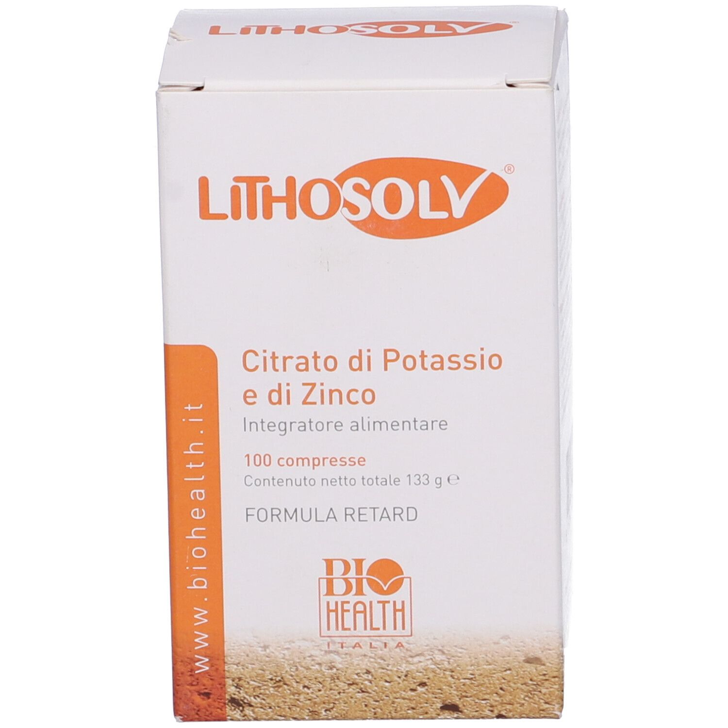 Lithosolv integratore alimentare a base di citrato di potassio e zinco
