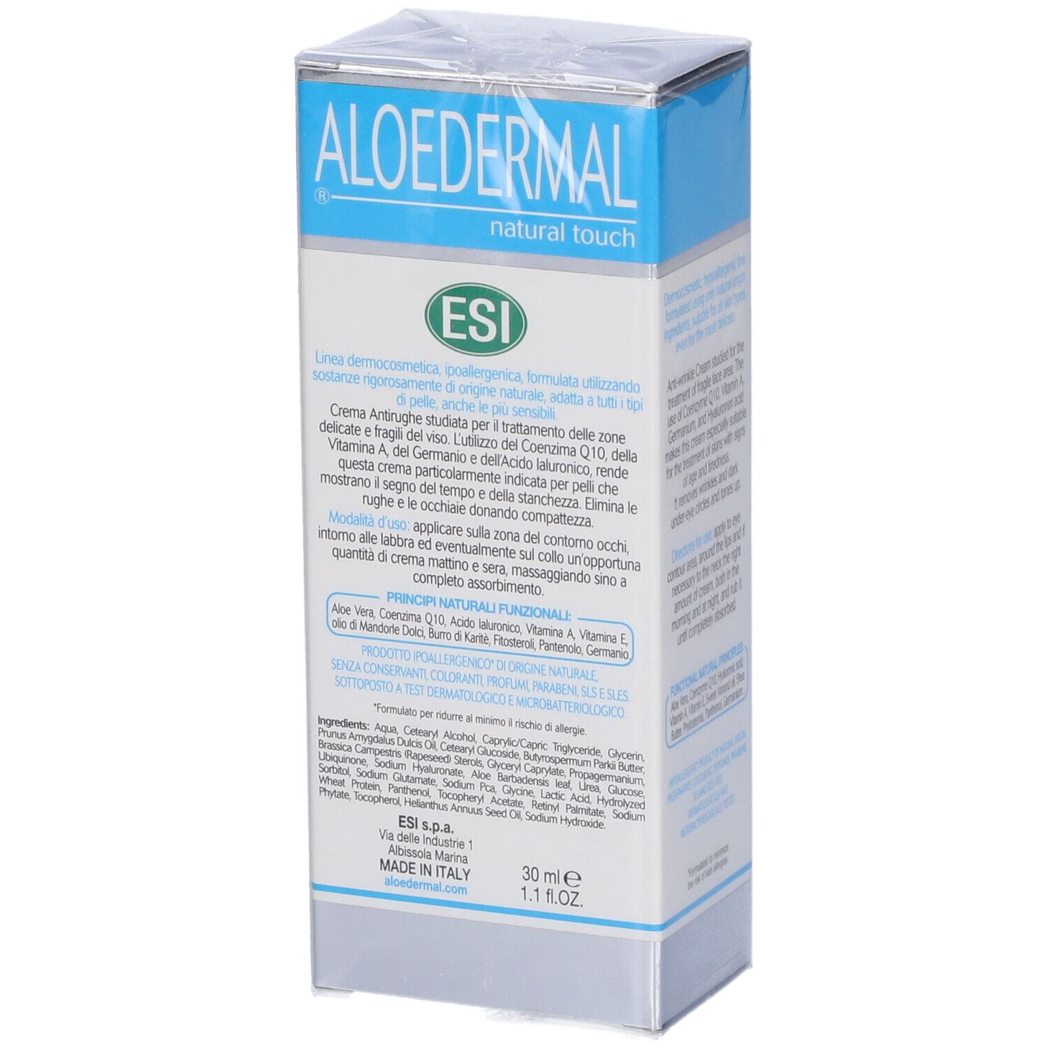 Esi Aloedermal Crema Antirughe 30 Ml