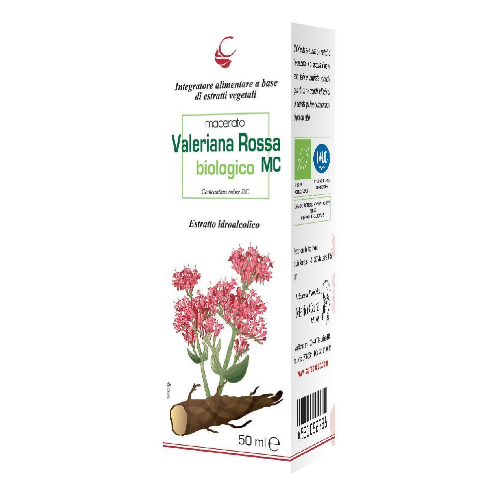Caira Valeriana Rossa Macerato Idroalcolico Bio Gocce 50 Ml