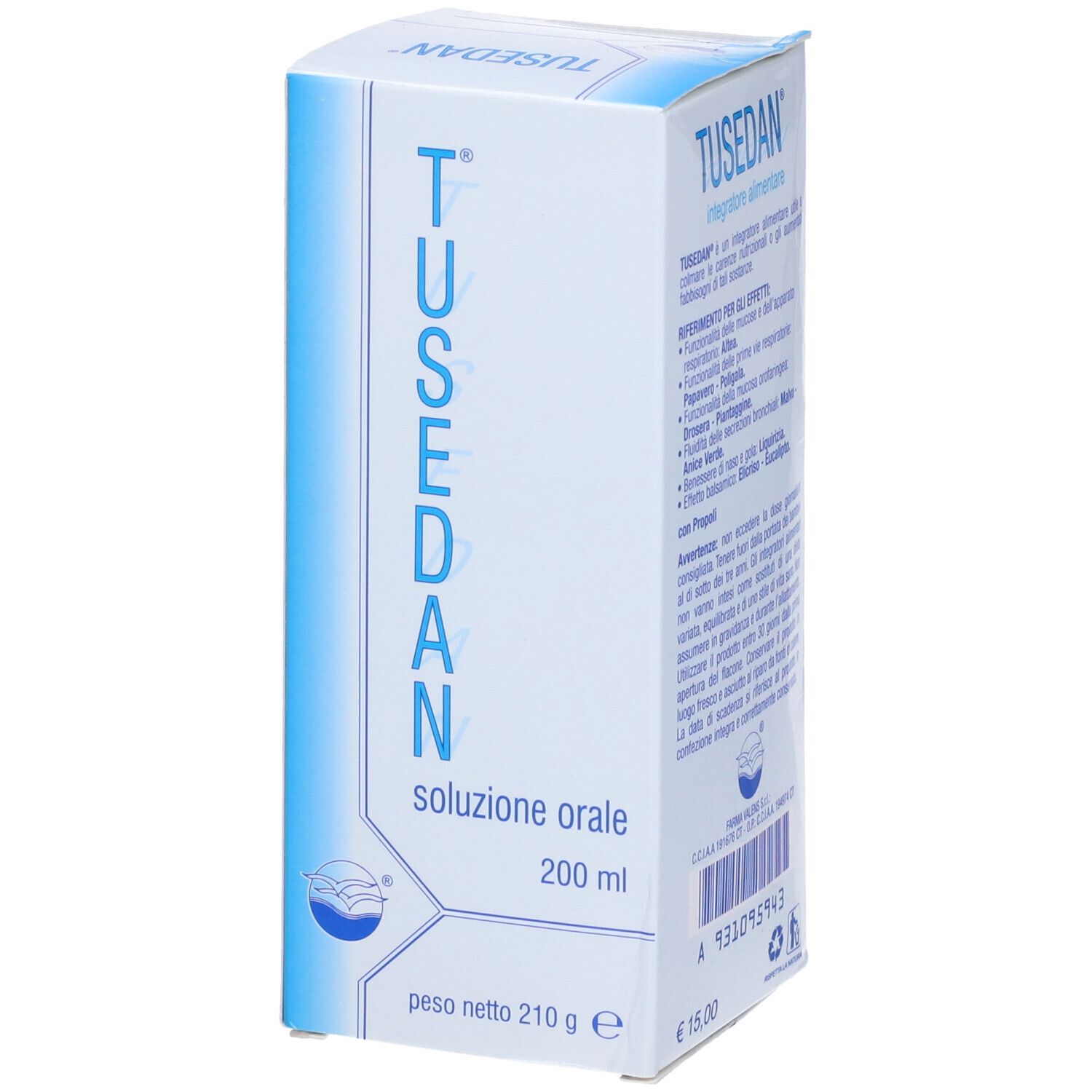 Tusedan Sciroppo 200 Ml