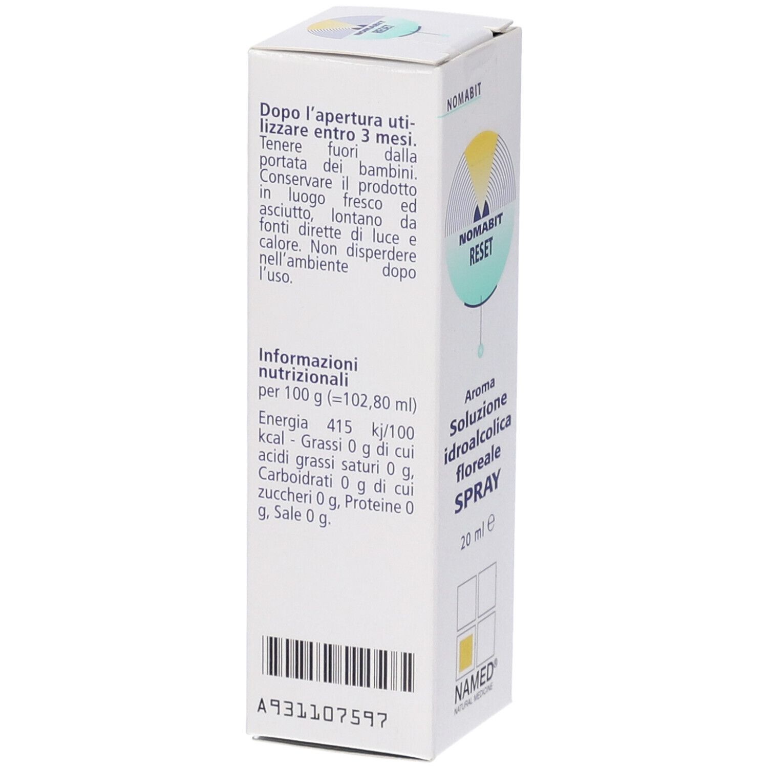 Nomabit Reset Spray Orale 20 Ml