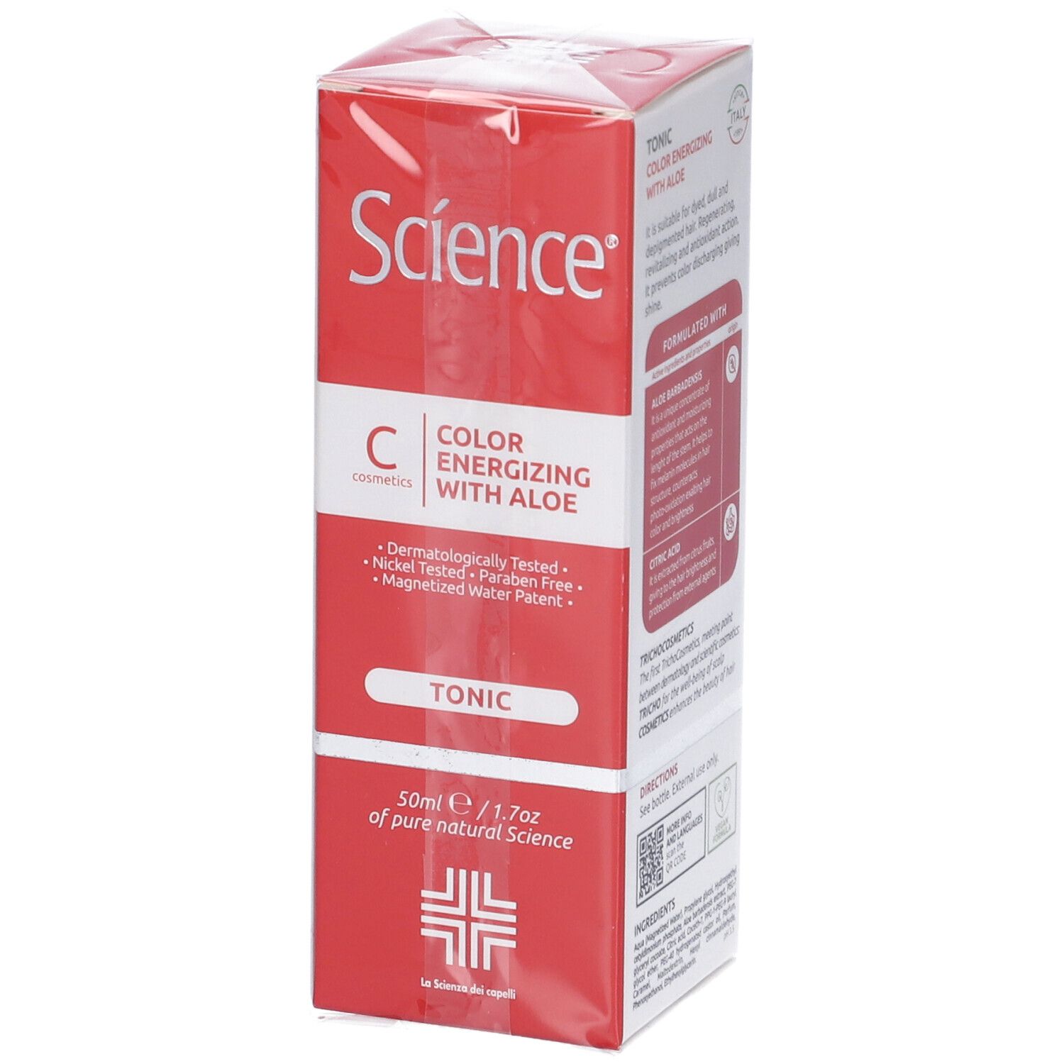 Science Hair Care Tonico Energizzante Colore con Aloe 50ml