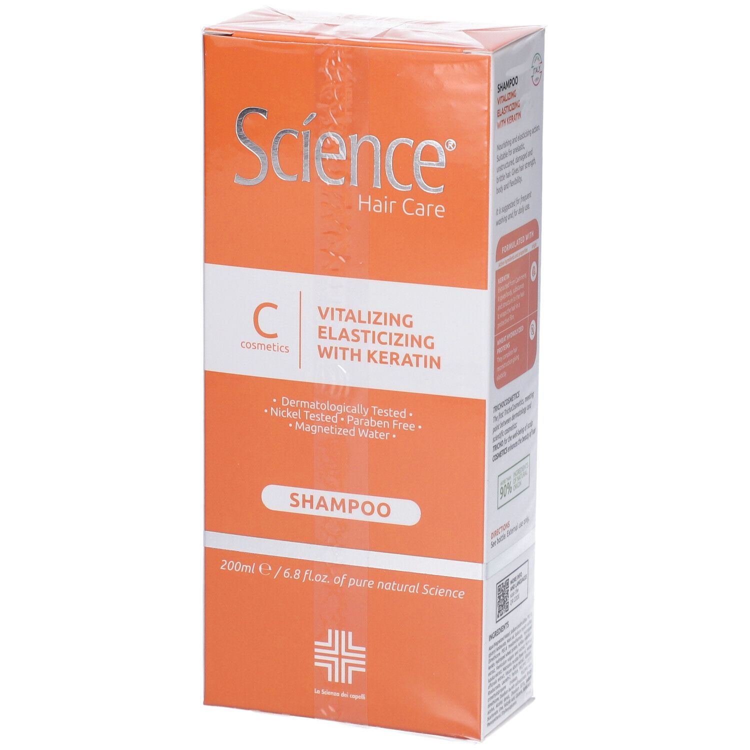 Science Hair Care Shampoo Ristrutturante alla Keratina 200ml