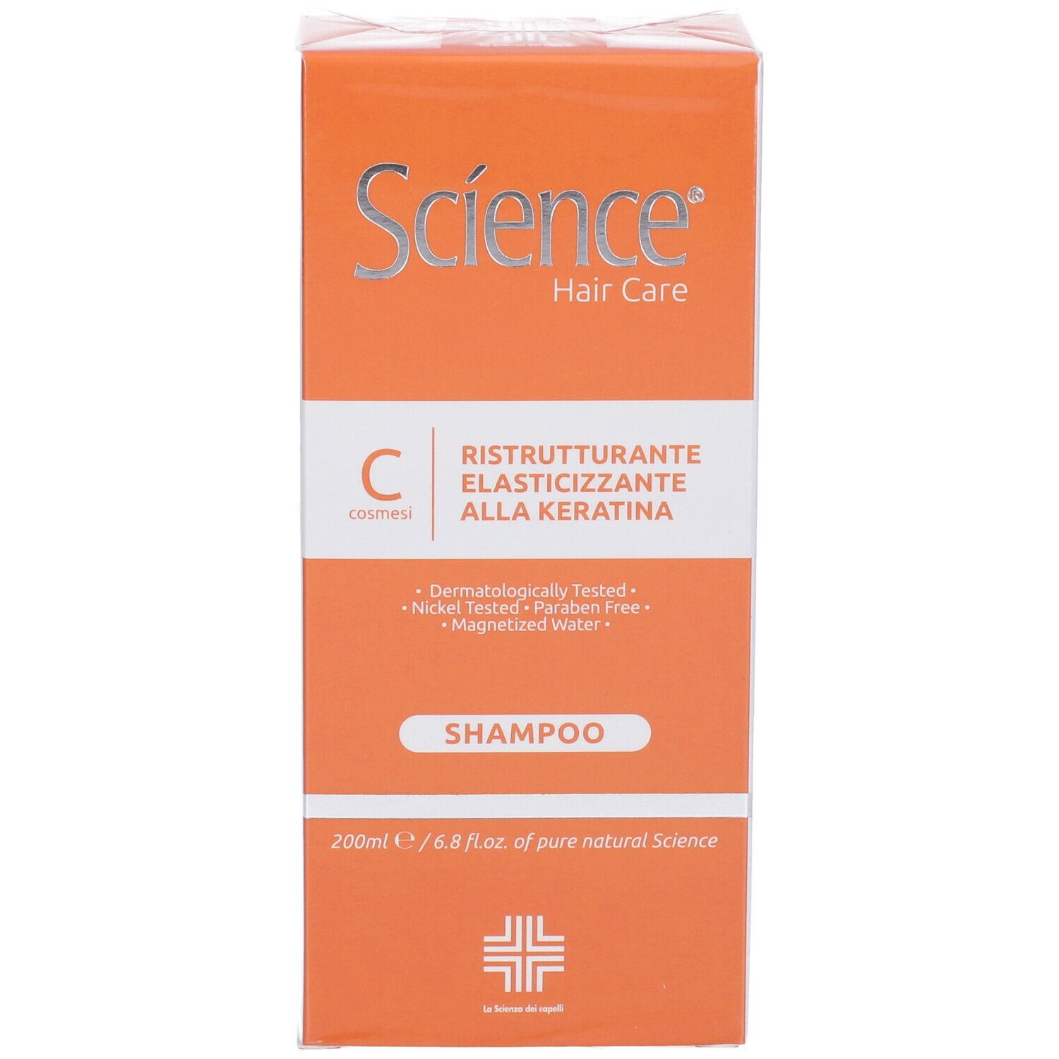 Science Hair Care Shampoo Ristrutturante alla Keratina 200ml